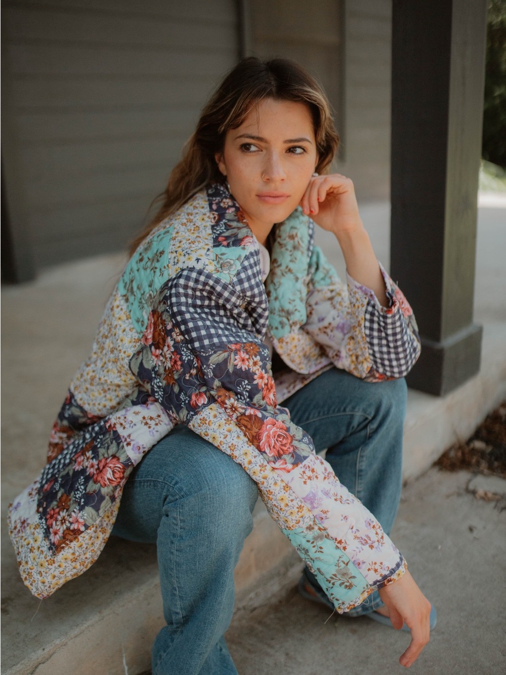 Patchwork Handmade Jacket - Picture 2 of 7